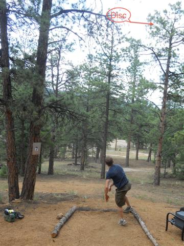 #7 Tee with disc
